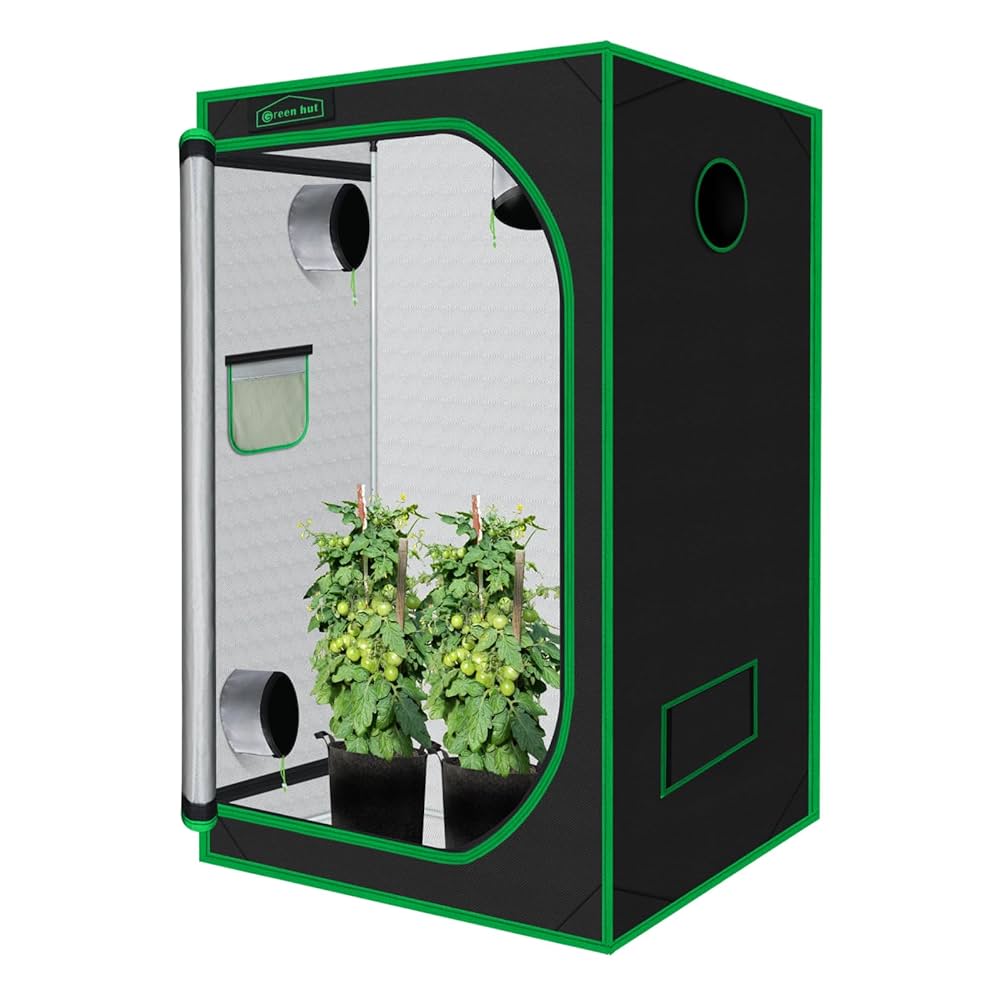 Amazon.co.jp: Green hut 植物用栽培テント 屋内 48インチ x 48